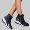 Luxe Wedge Ankle Boots