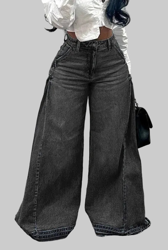 Fearless High-Rise Wide-Leg Jeans