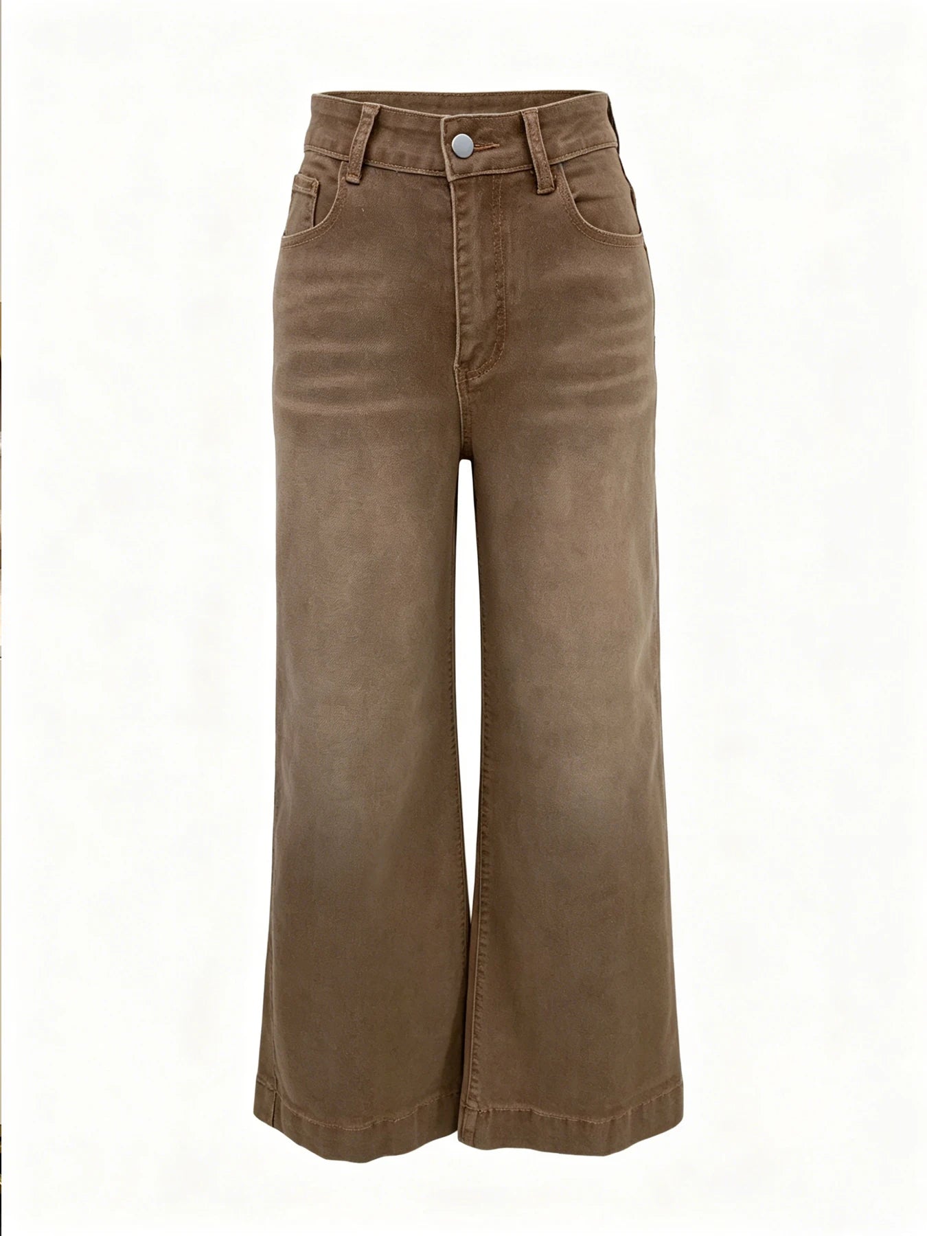 Cocoa Chic Wide-Leg Jeans