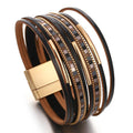 Fearless Leather & Gold Stack
