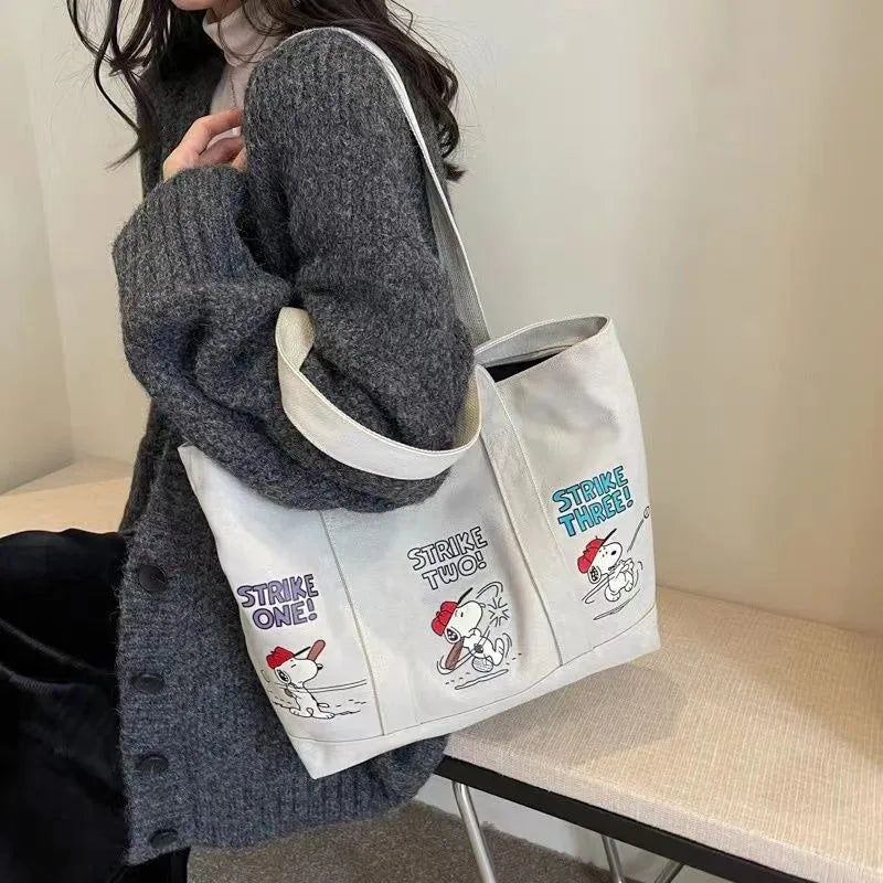 Snoopy Strike Out Tote