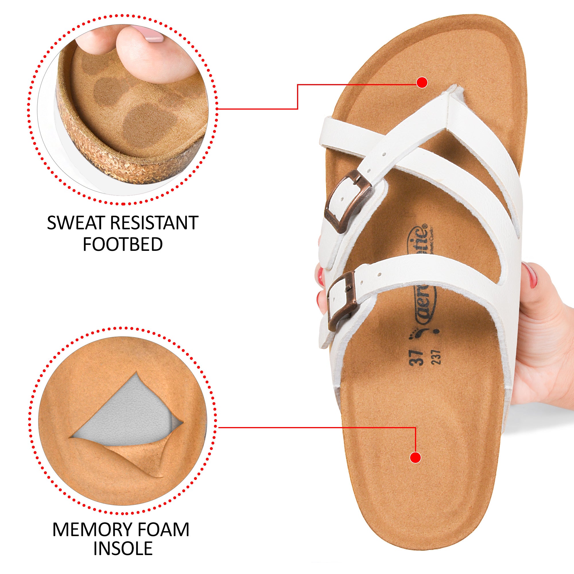 Fearless Comfort Step Sandal