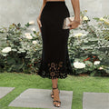 Midnight Bloom Cutout Midi