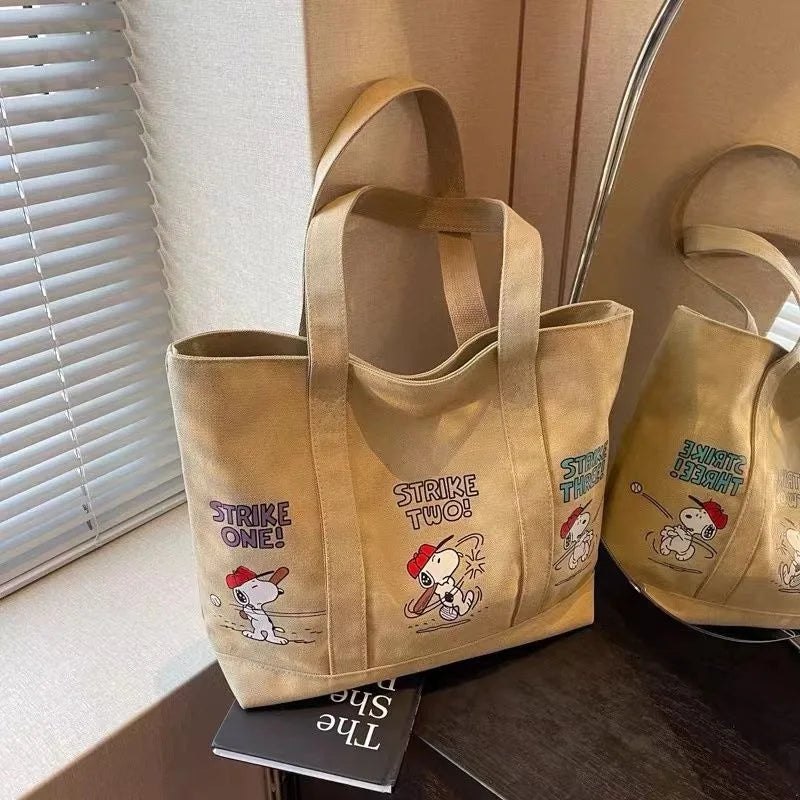 Snoopy Strike Out Tote