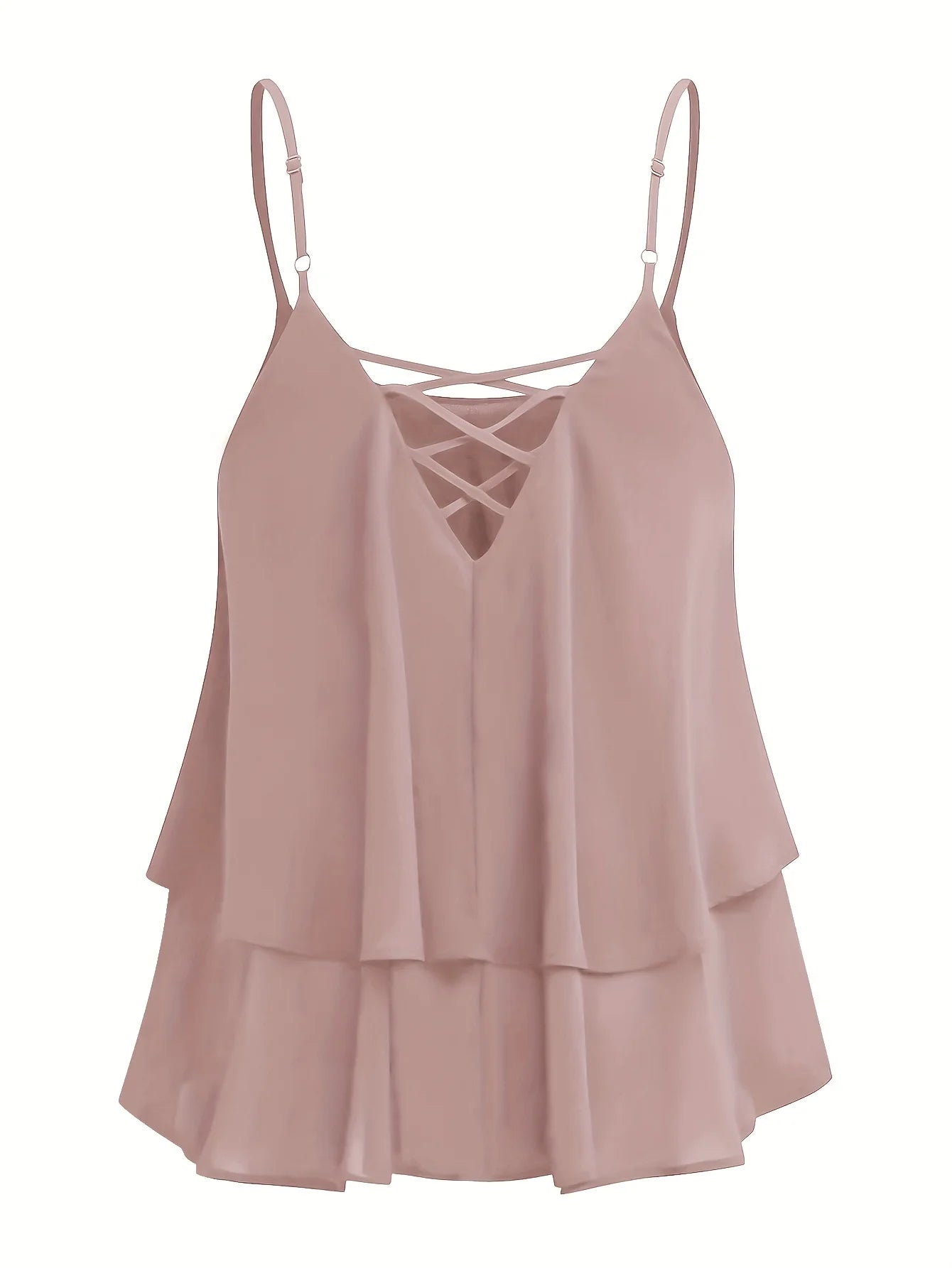 BlushCharm Layered Cami Top