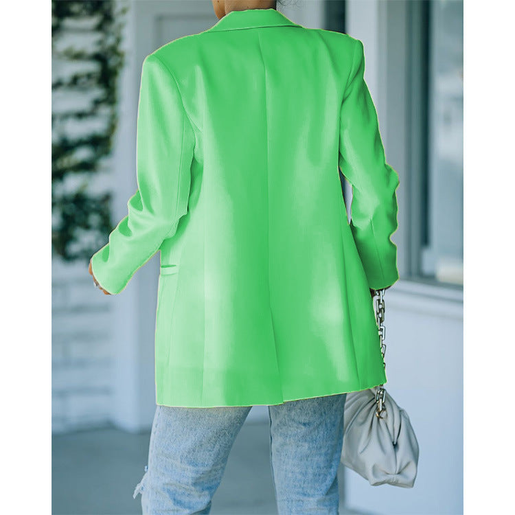 Fearless Spring Power Blazer Set – Bold Colors, Luxe Fit, Two-Piece Statement