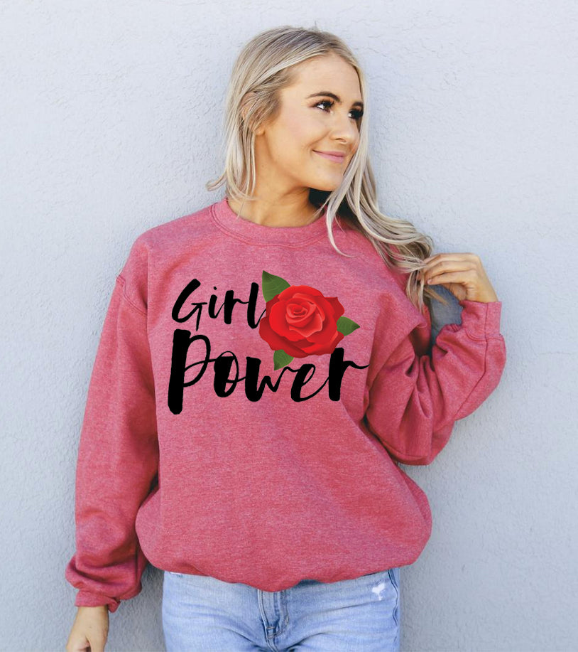 Fearless Rose Power Sweatshirt