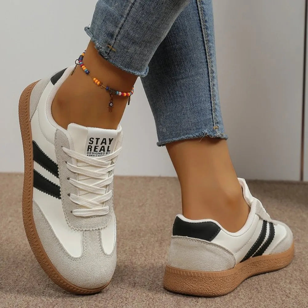 Stay Real Retro Lace‑Ups