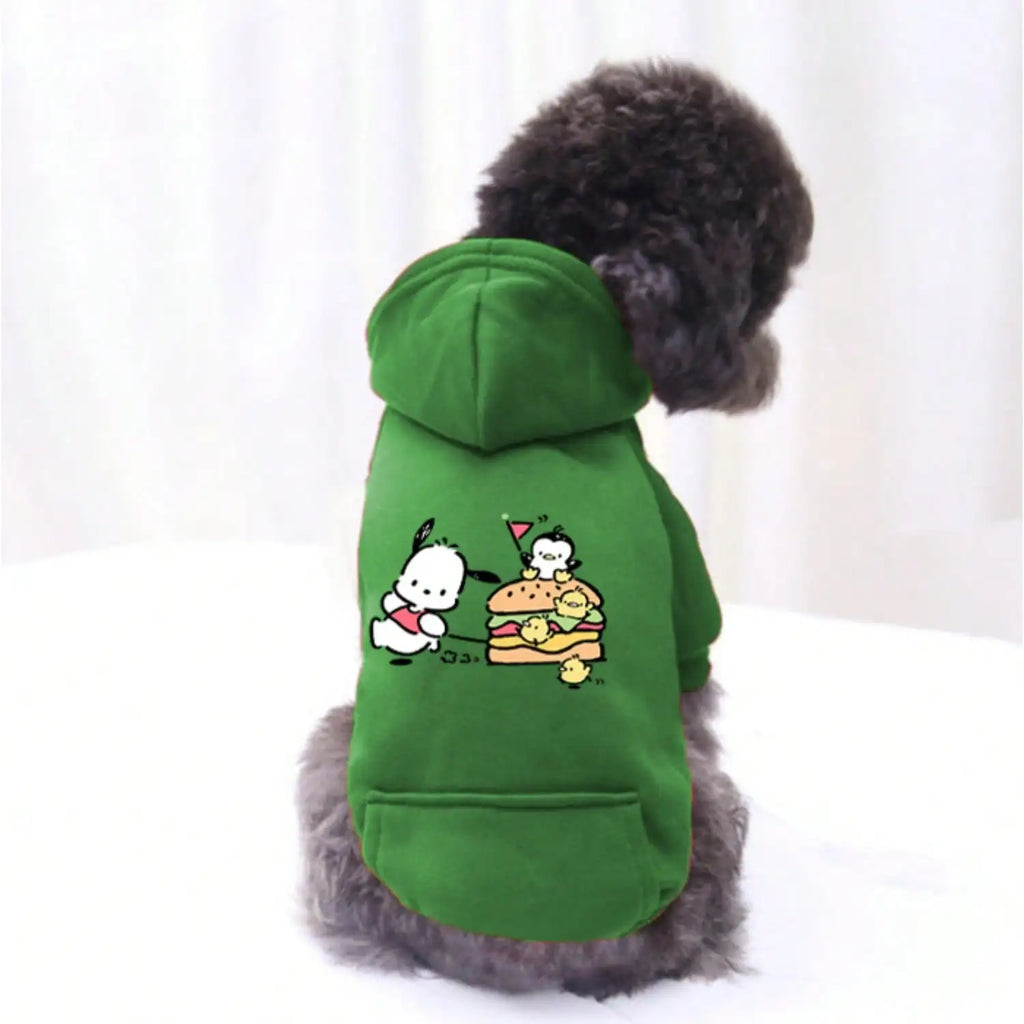 Green Cartoon Hoodie