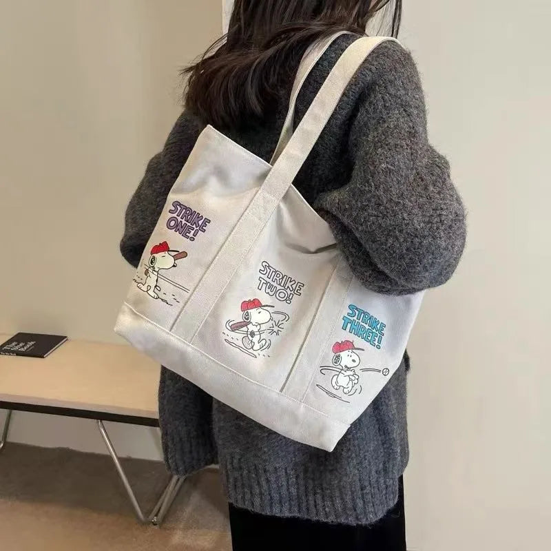 Snoopy Strike Out Tote