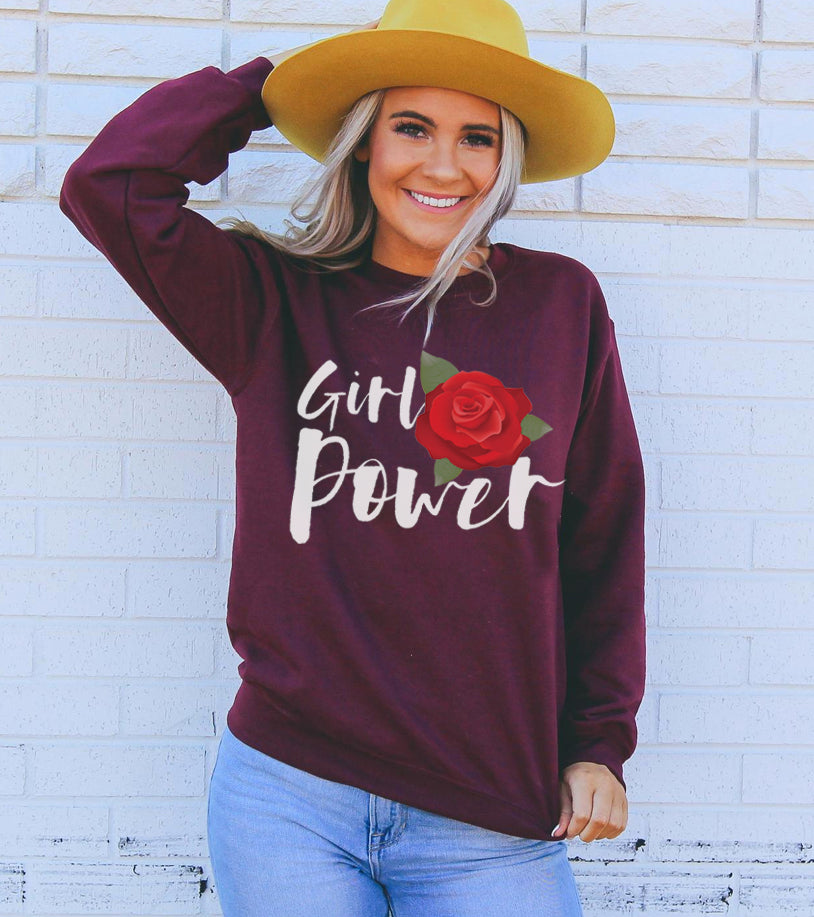 Fearless Rose Power Sweatshirt