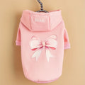Pink Bow Pet Hoodie