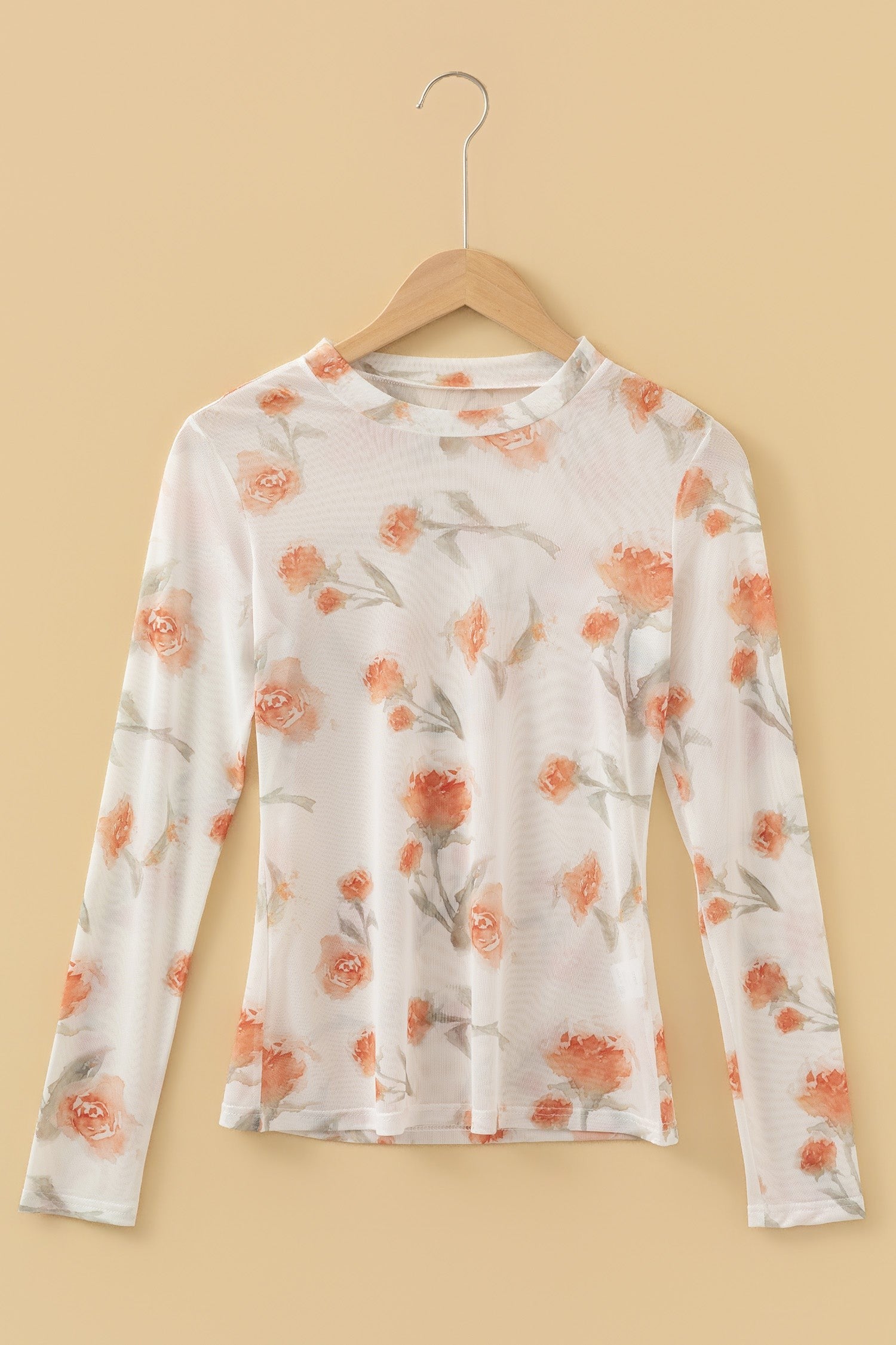 Fearless Bloom Sheer Top