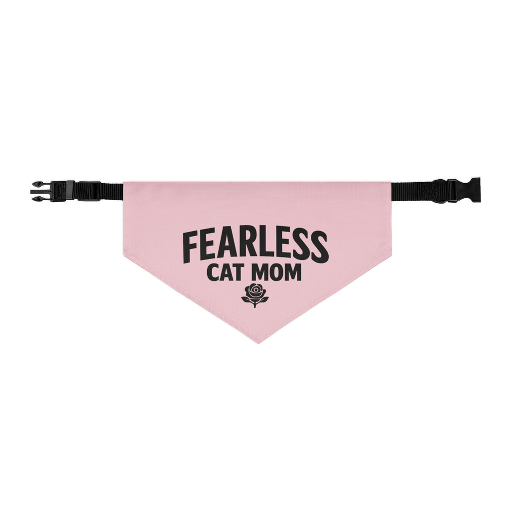 The Fearless Cat Mom Bandana Collar