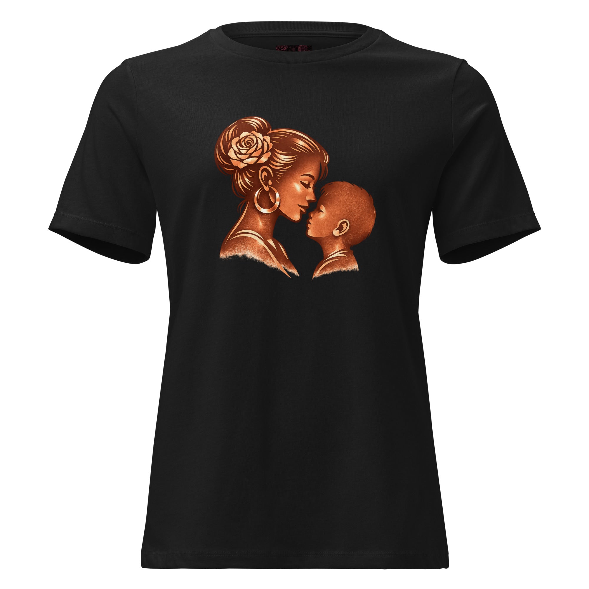 Mother & Child Copper Silhouette Tee