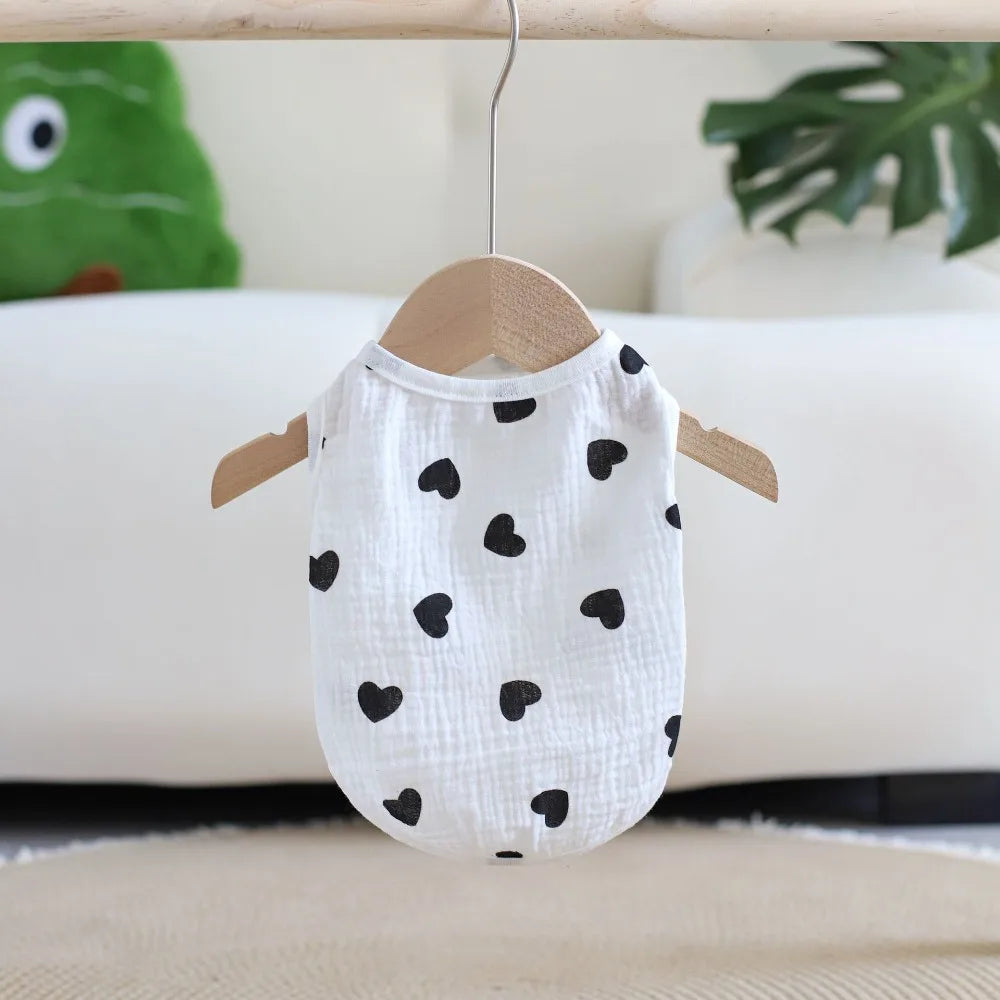 Heart Pup Sleeveless Pet Tee