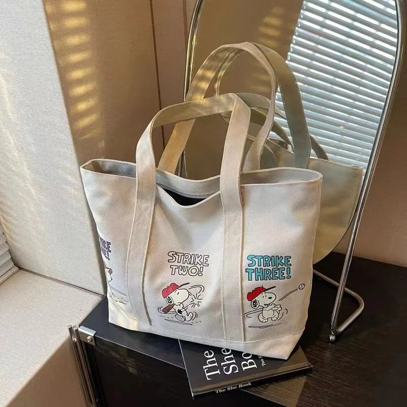 Snoopy Strike Out Tote