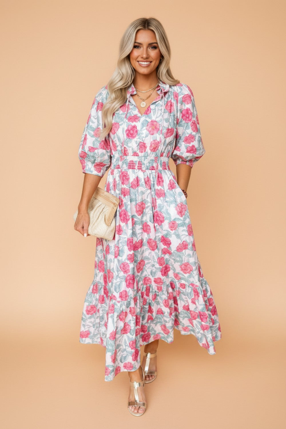 Rose Petal Elegance Dress