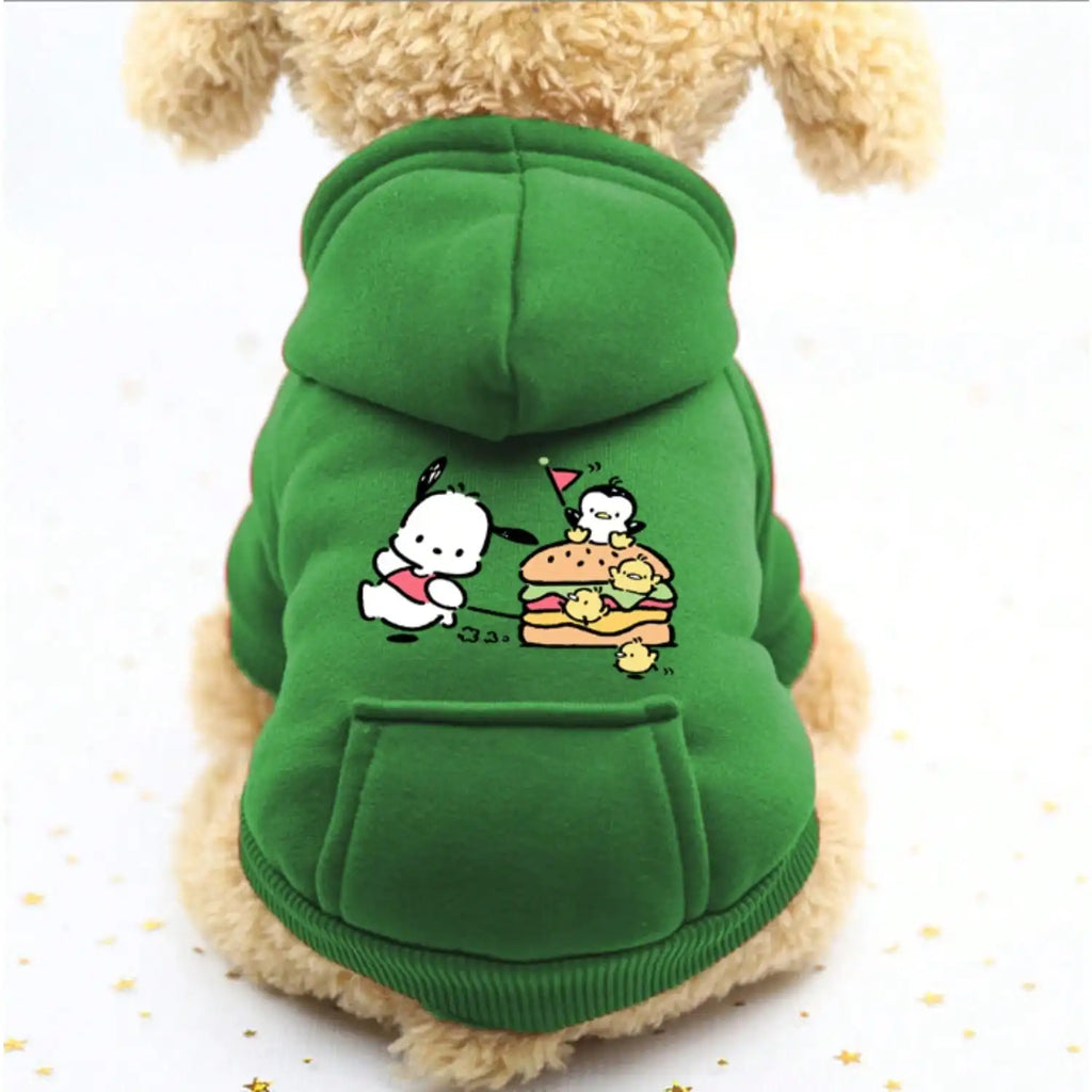 Green Cartoon Hoodie