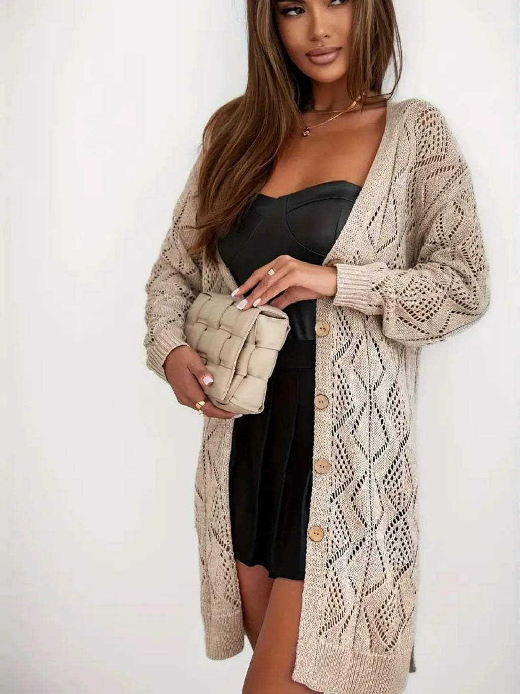 Cozy Knit Longline Cardigan