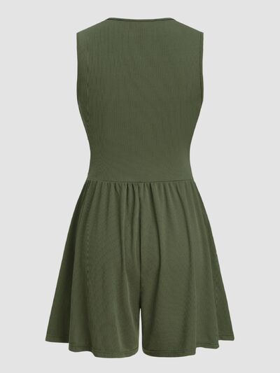 Fearless Ruched Plunge Romper