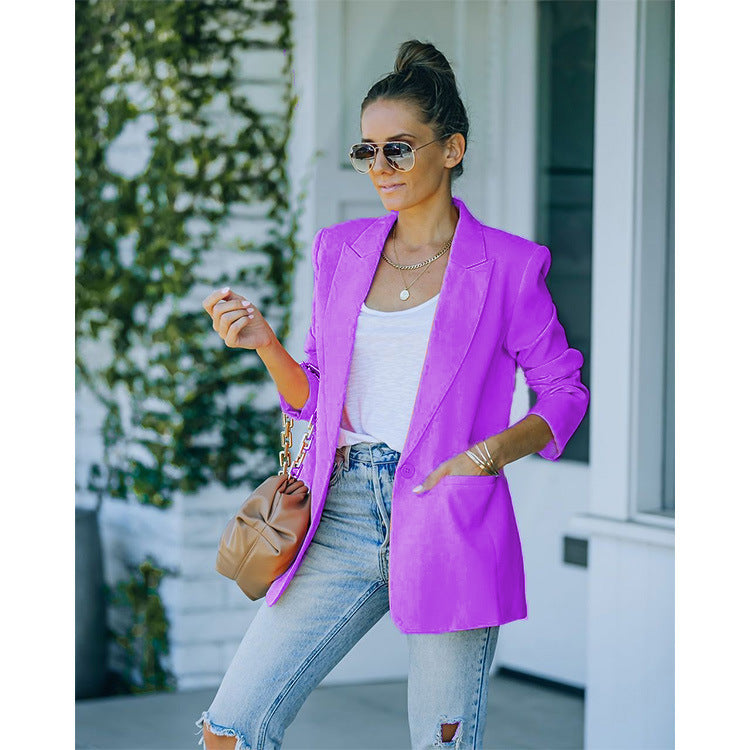 Fearless Spring Power Blazer Set – Bold Colors, Luxe Fit, Two-Piece Statement