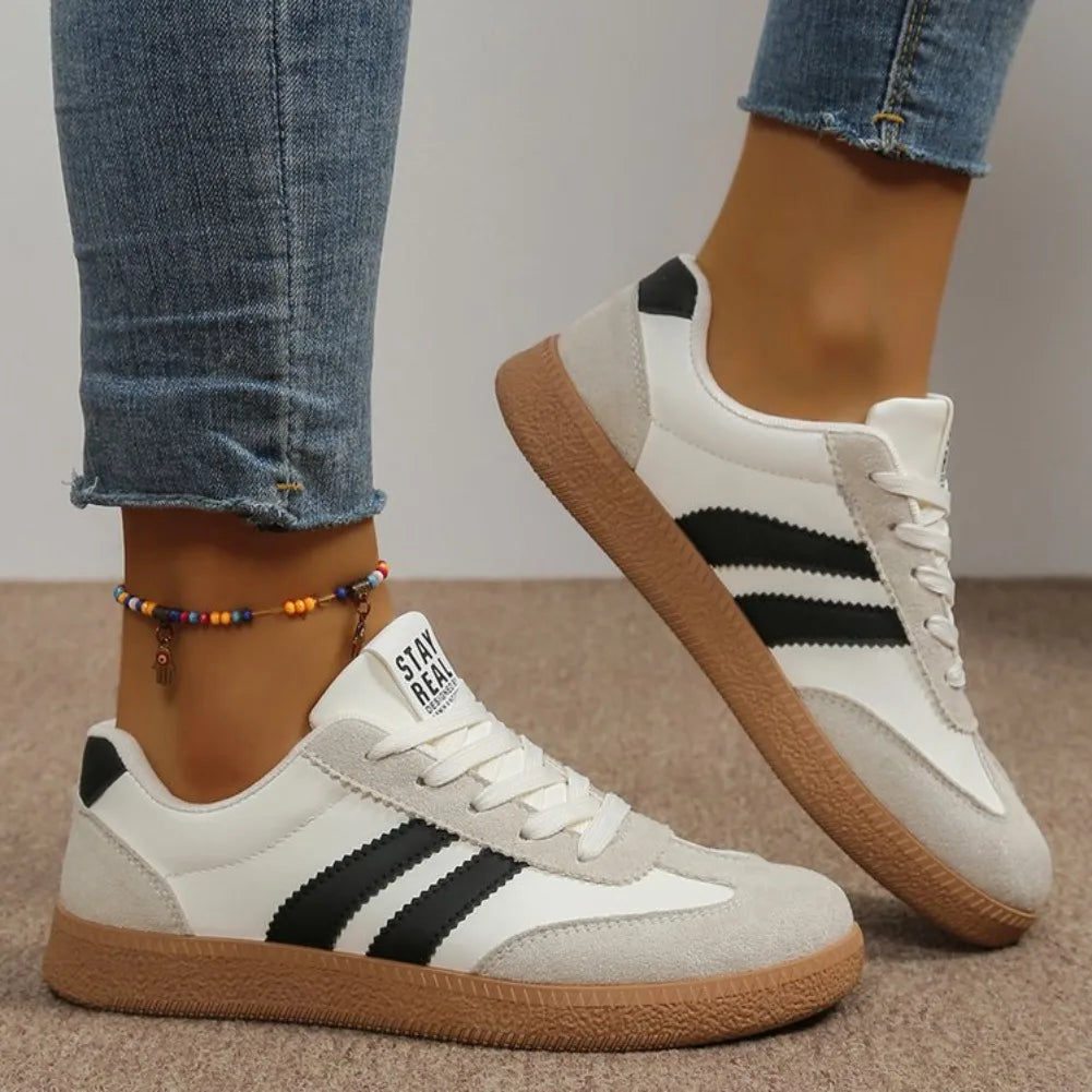 Stay Real Retro Lace‑Ups