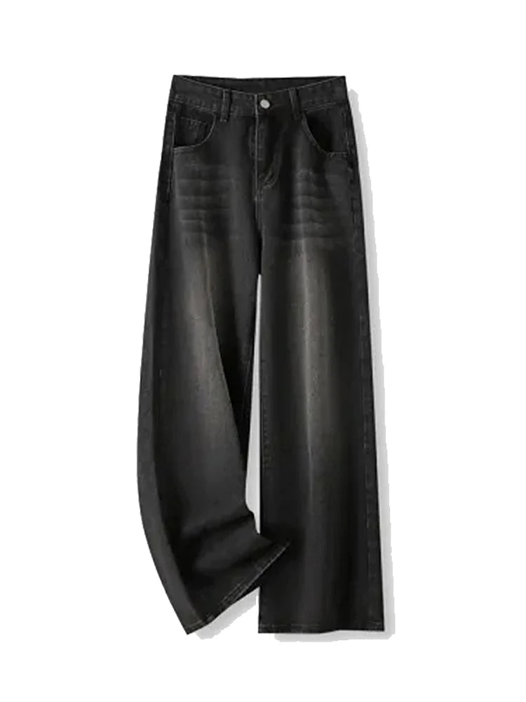 Midnight Authority Wide-Leg Jeans