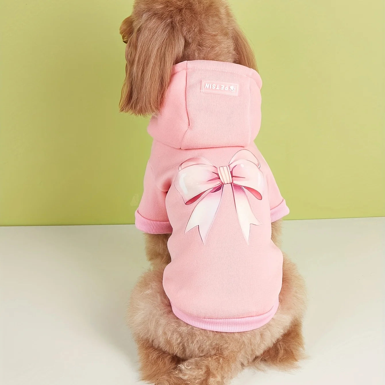 Pink Bow Pet Hoodie