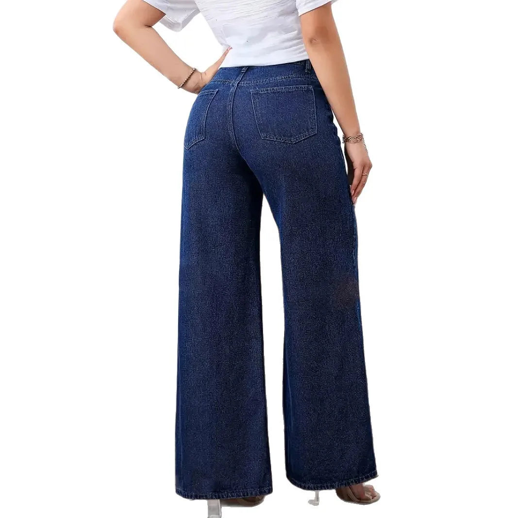 Fearless High‑Rise Wide‑Leg Jeans