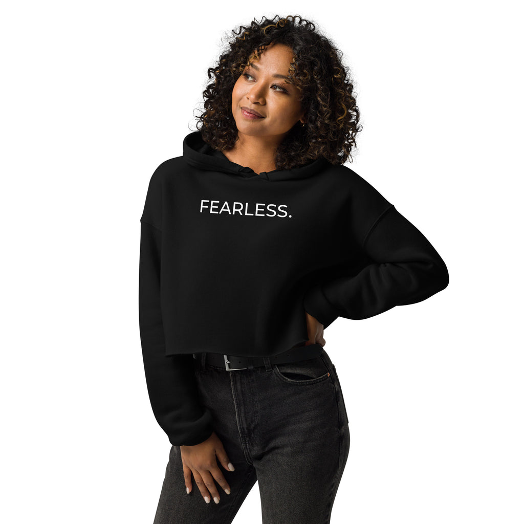 FEARLESS. Signature Cropped Hoodie