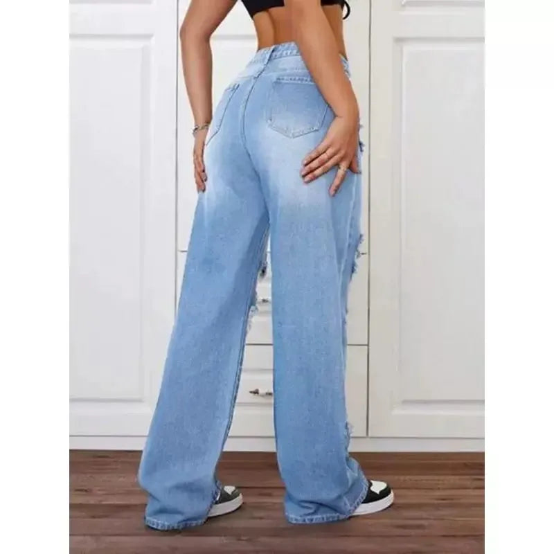 Fearless Rip High-Waisted Jeans