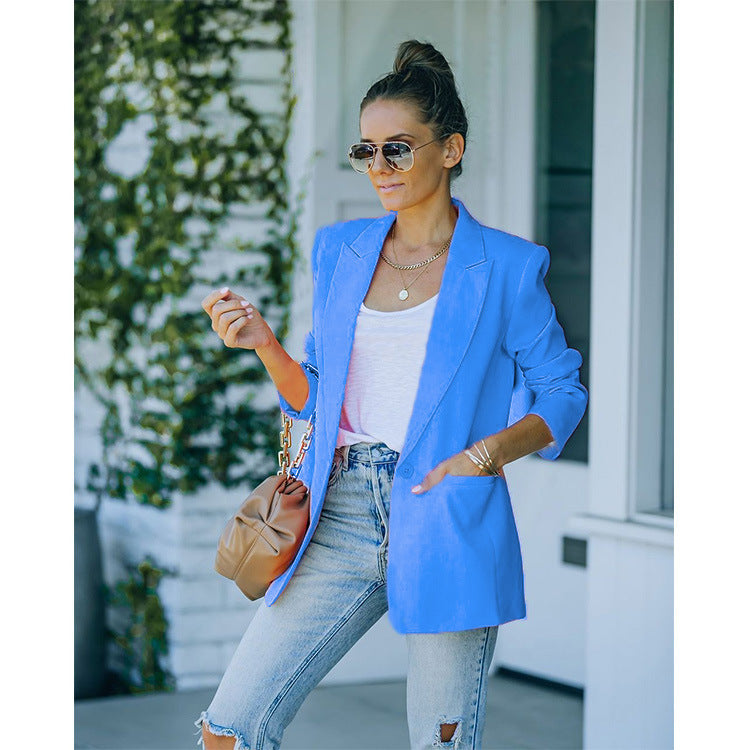 Fearless Spring Power Blazer Set – Bold Colors, Luxe Fit, Two-Piece Statement