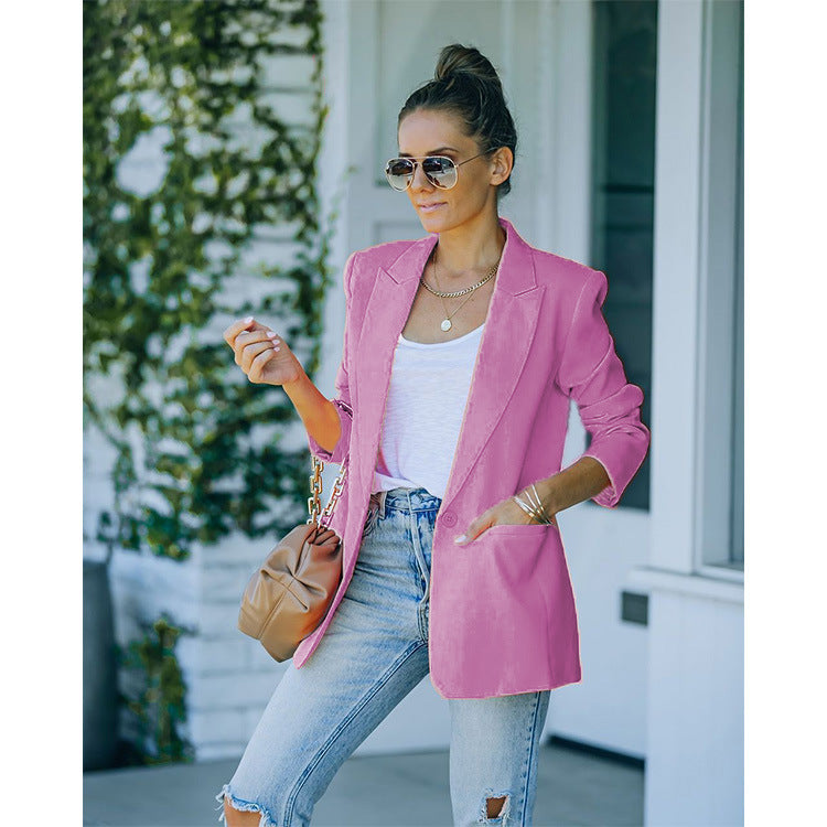 Fearless Spring Power Blazer Set – Bold Colors, Luxe Fit, Two-Piece Statement