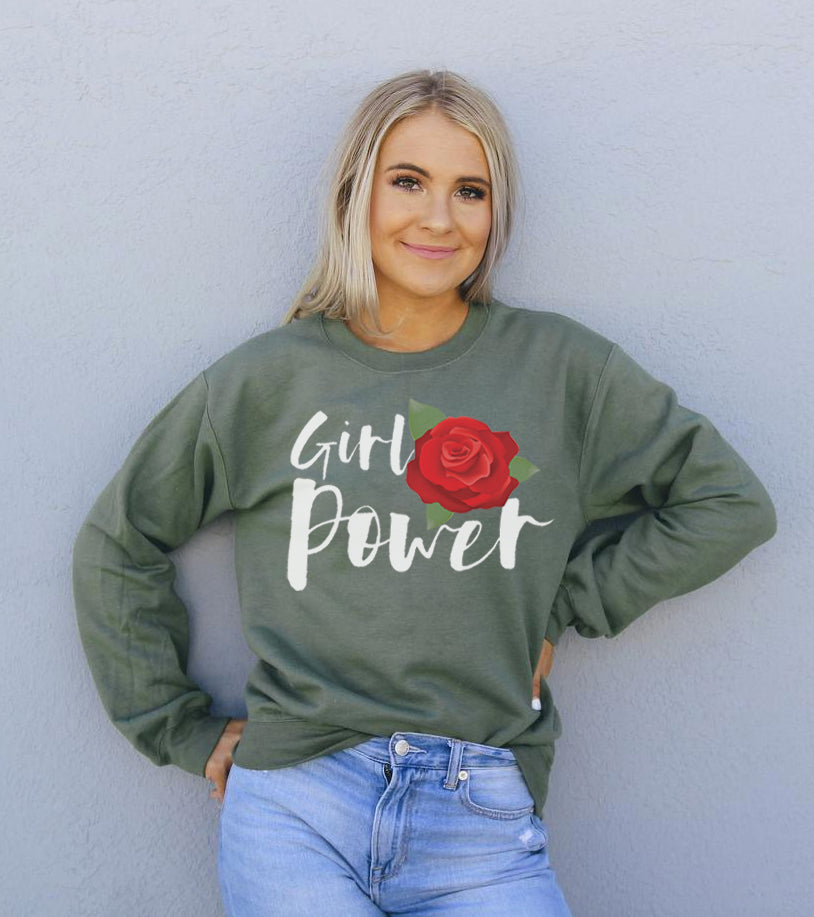 Fearless Rose Power Sweatshirt