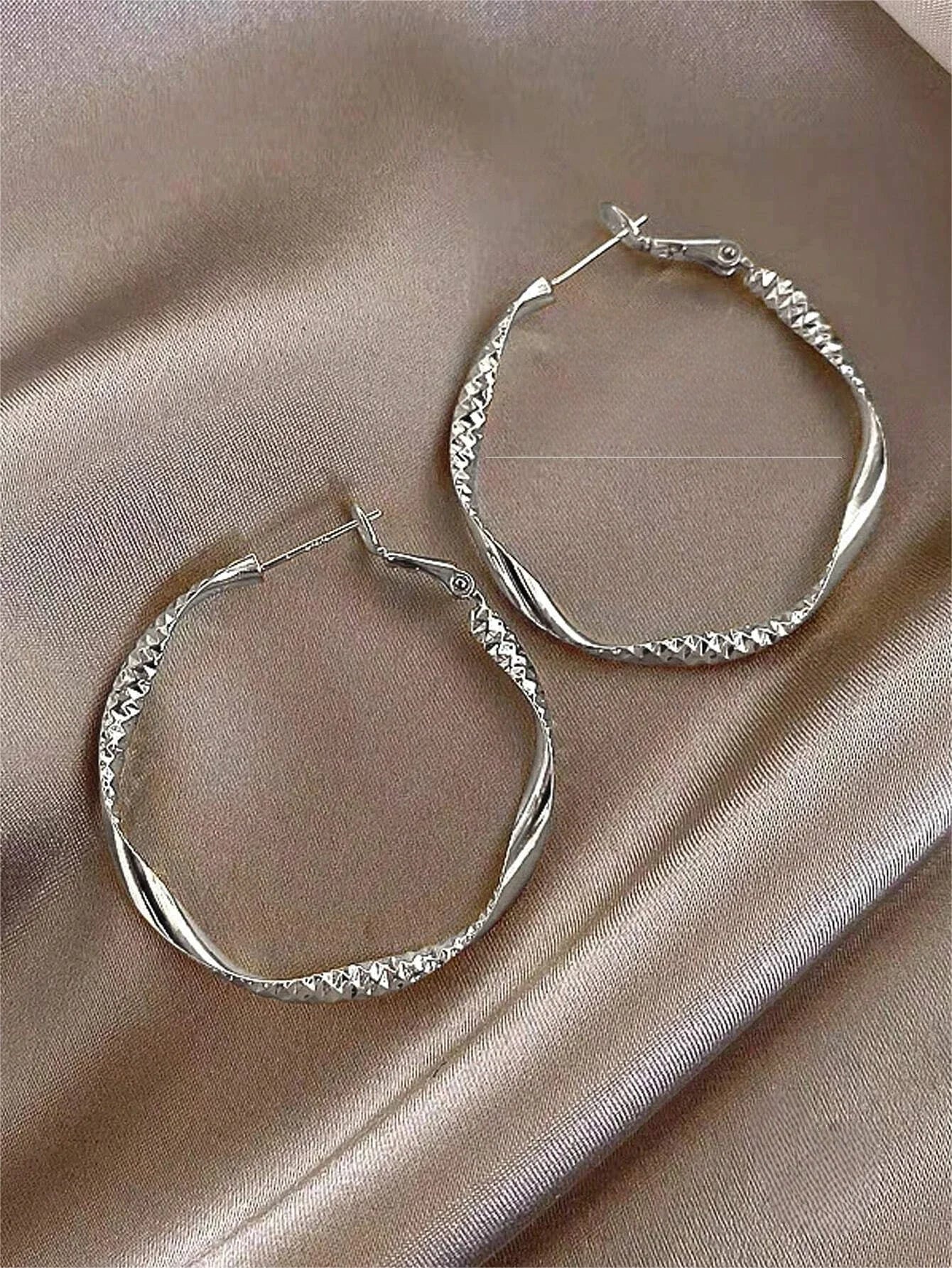 Fearless Twisted Gold Luxe Hoops