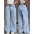 Skyline High‑Rise Wide‑Leg Jeans