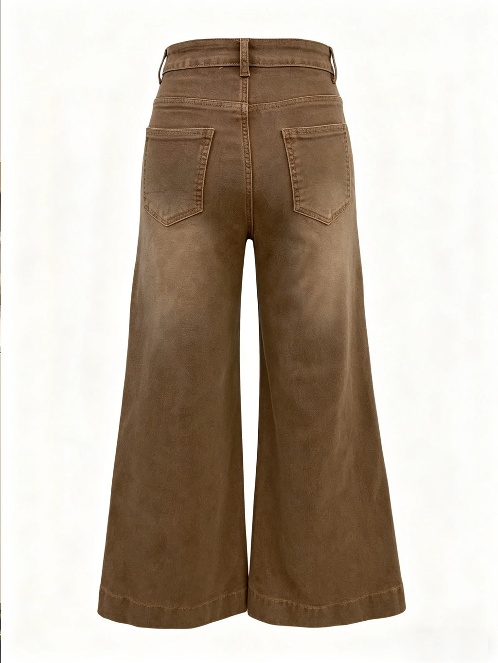 Cocoa Chic Wide-Leg Jeans