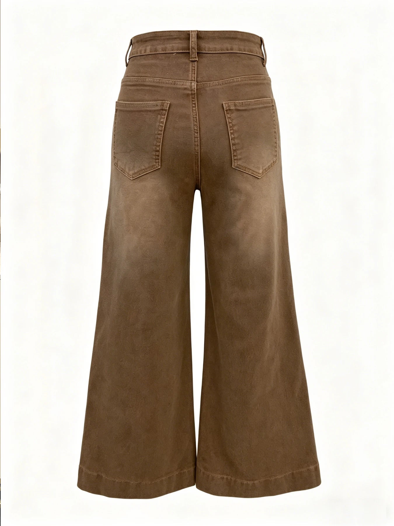 Cocoa Chic Wide-Leg Jeans