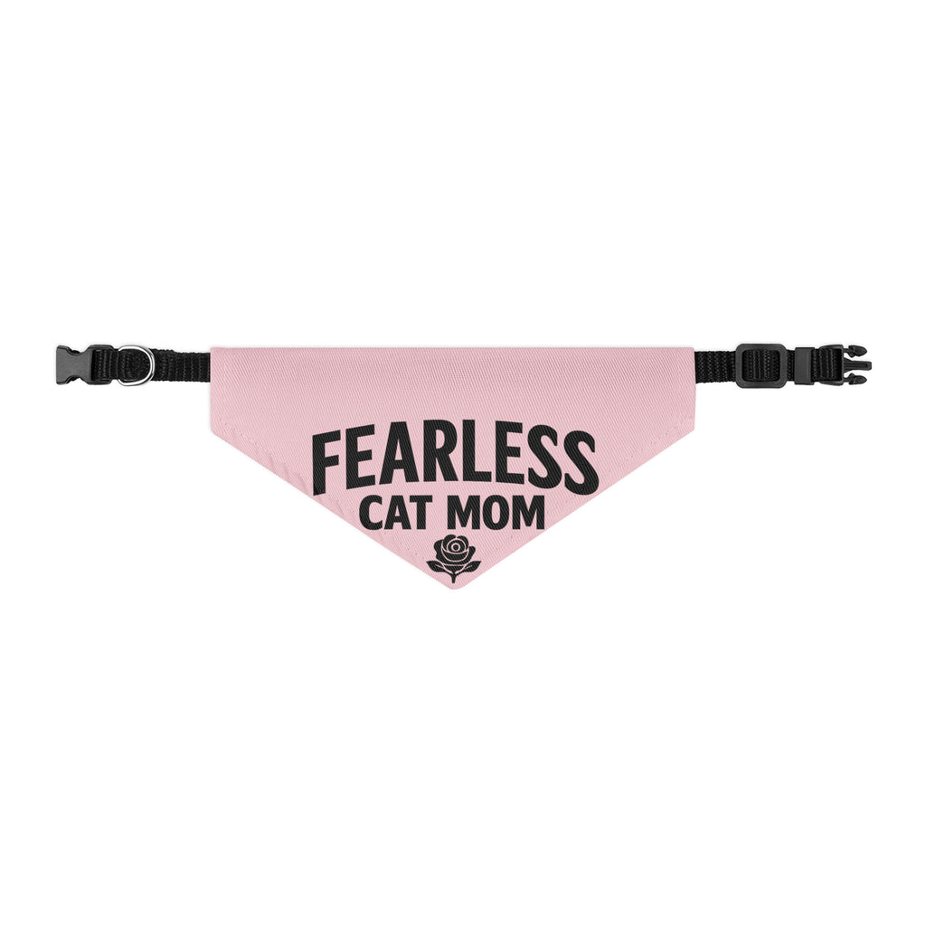 The Fearless Cat Mom Bandana Collar
