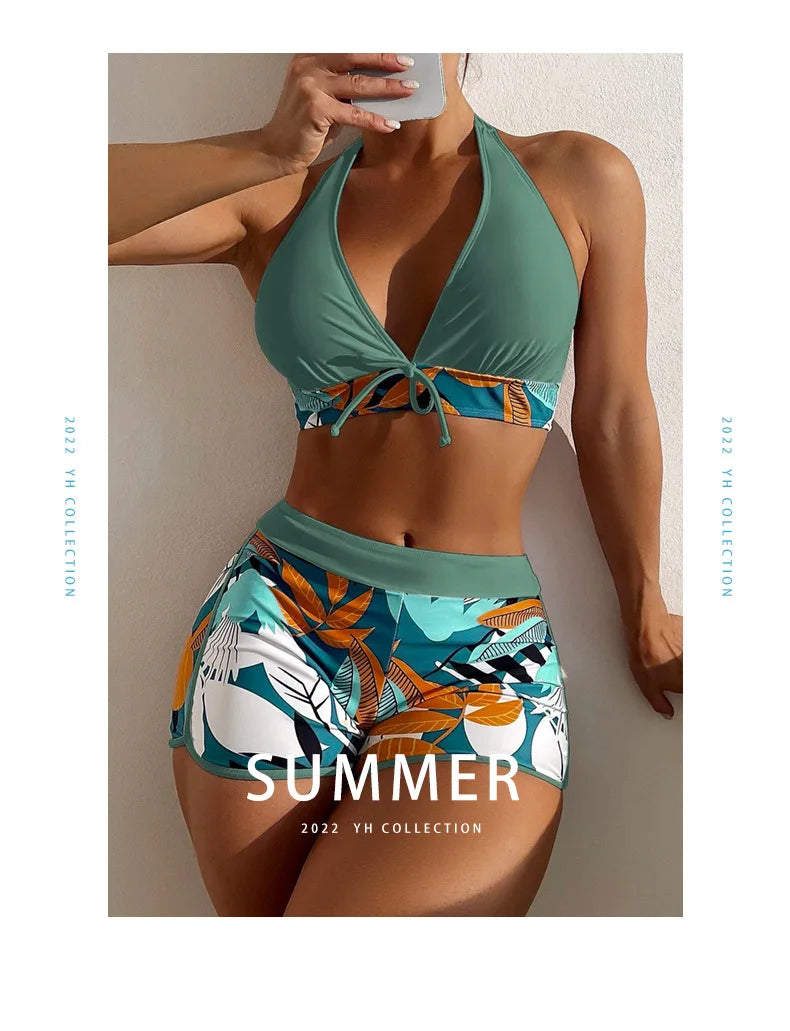 Tropical Radiance Halter Set
