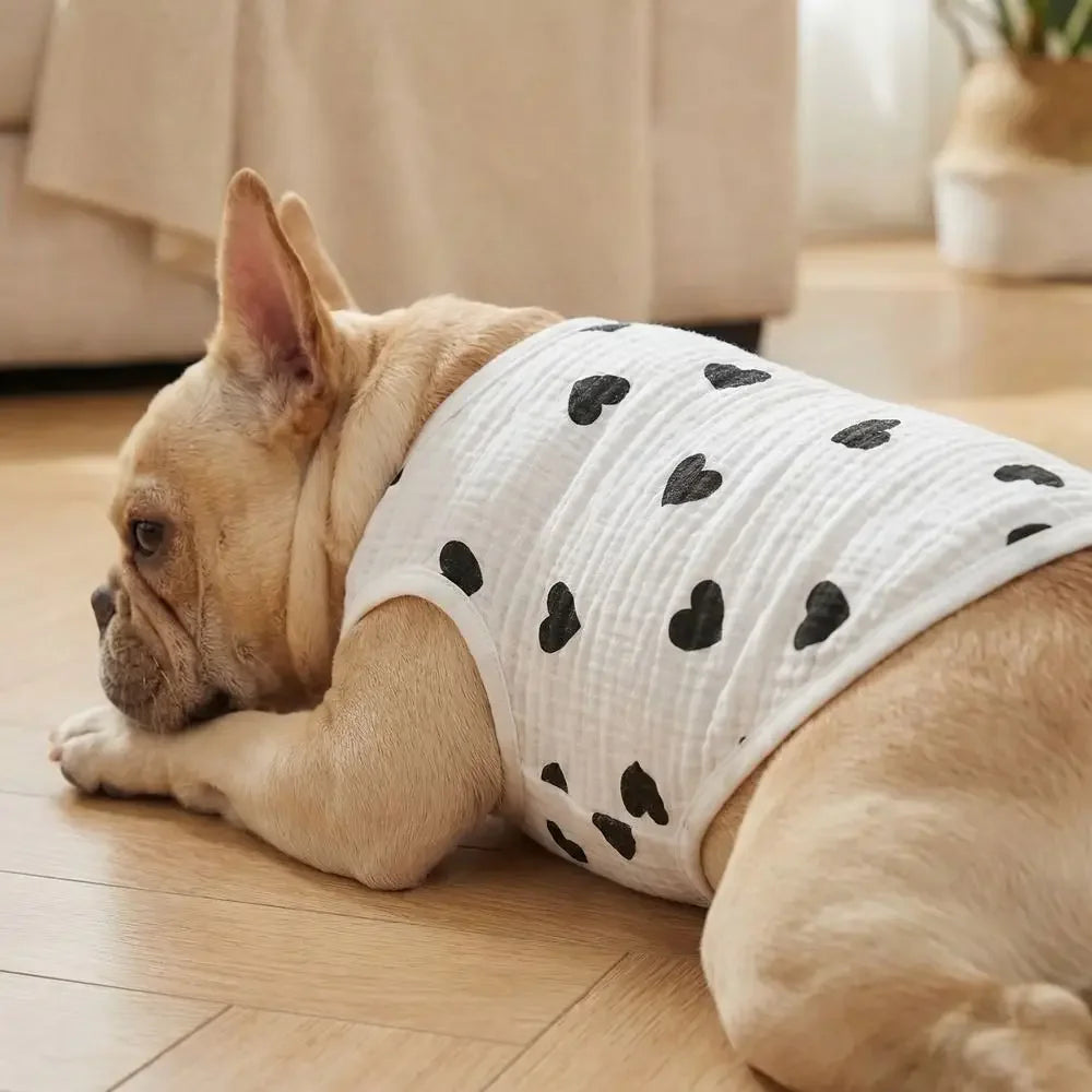 Heart Pup Sleeveless Pet Tee
