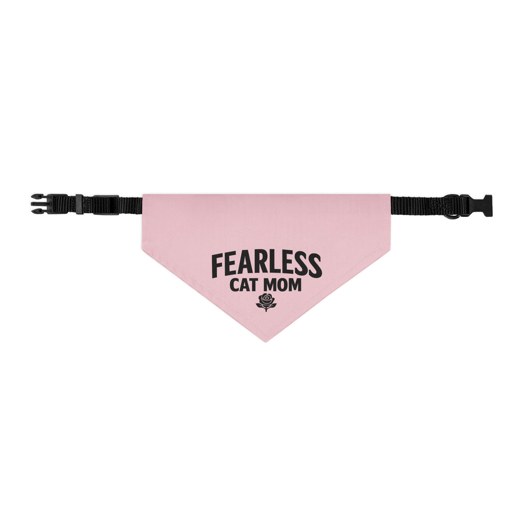The Fearless Cat Mom Bandana Collar
