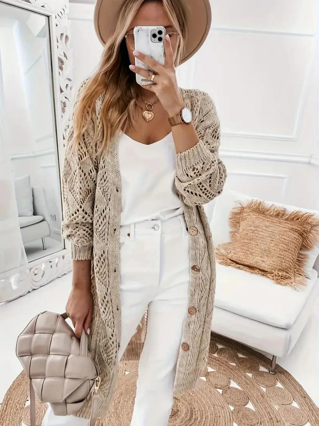 Cozy Knit Longline Cardigan