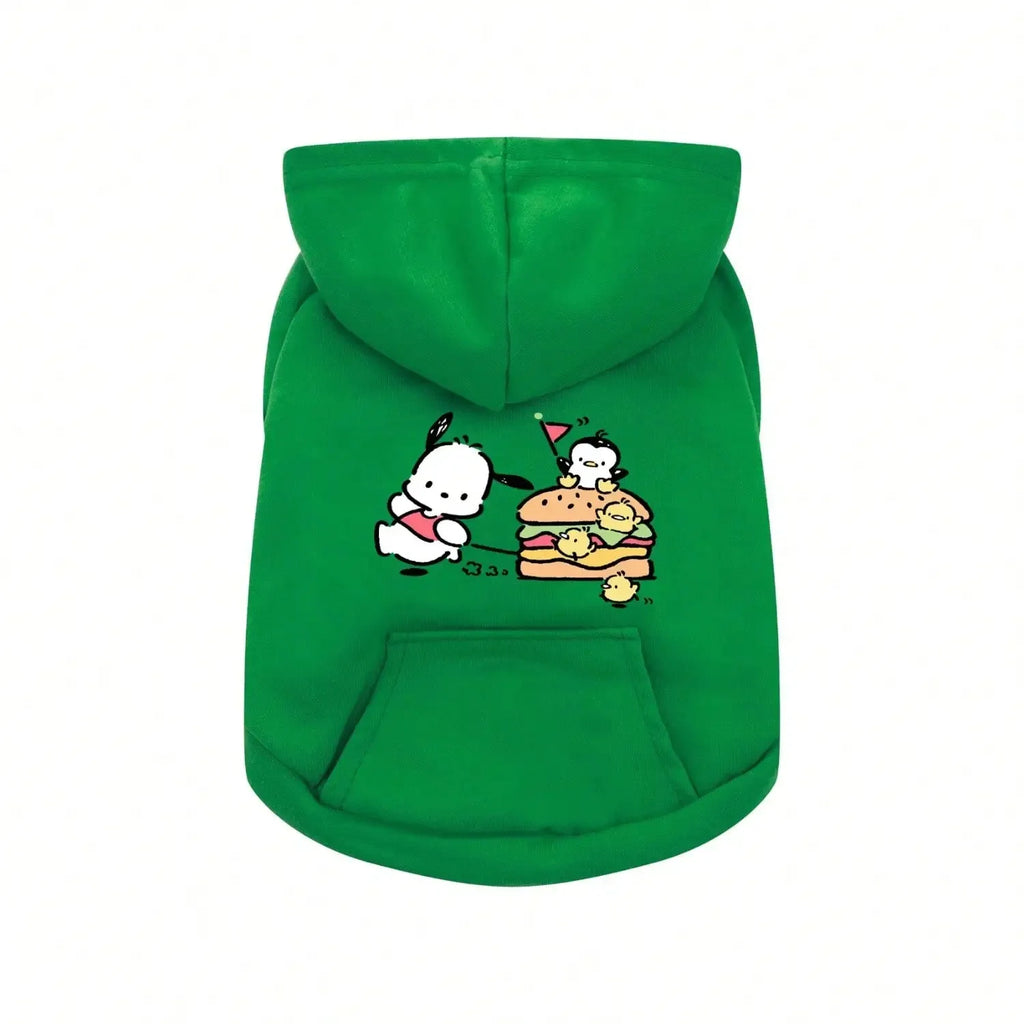 Green Cartoon Hoodie