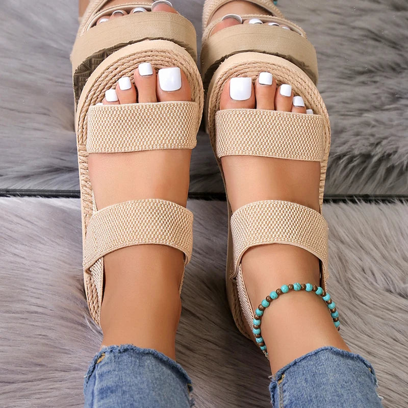 Fearless Woven Rise Sandals