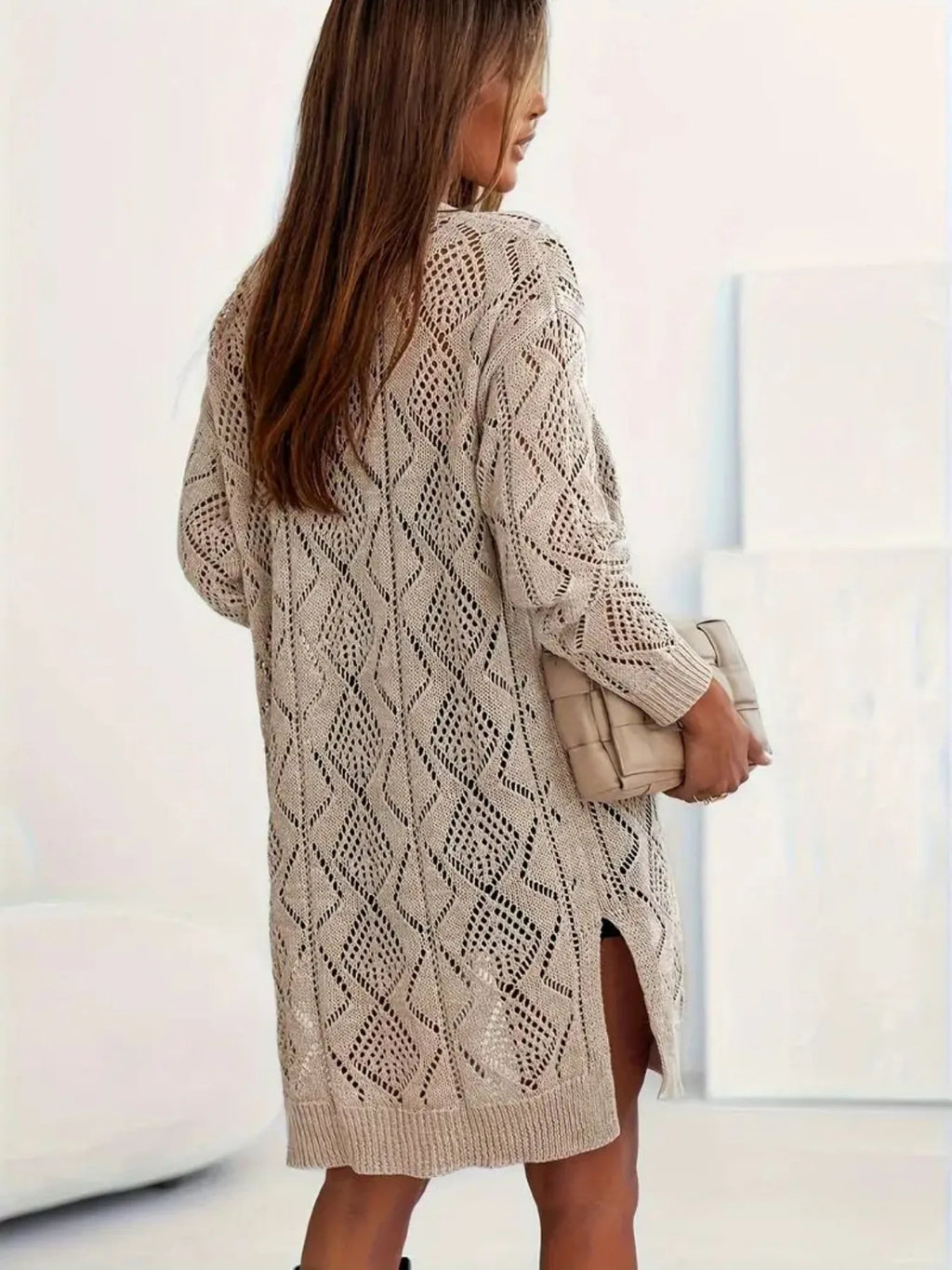 Cozy Knit Longline Cardigan