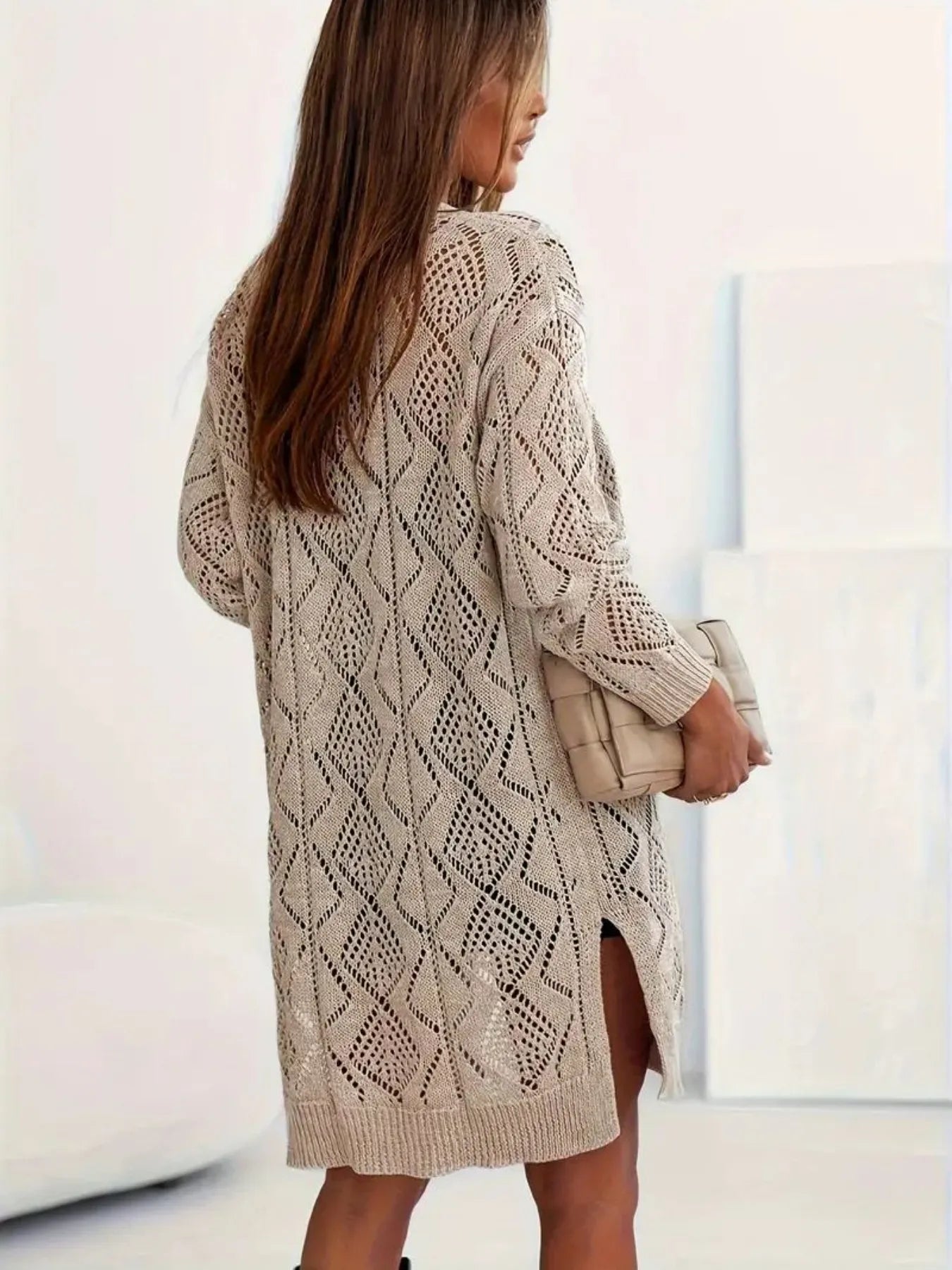 Cozy Knit Longline Cardigan