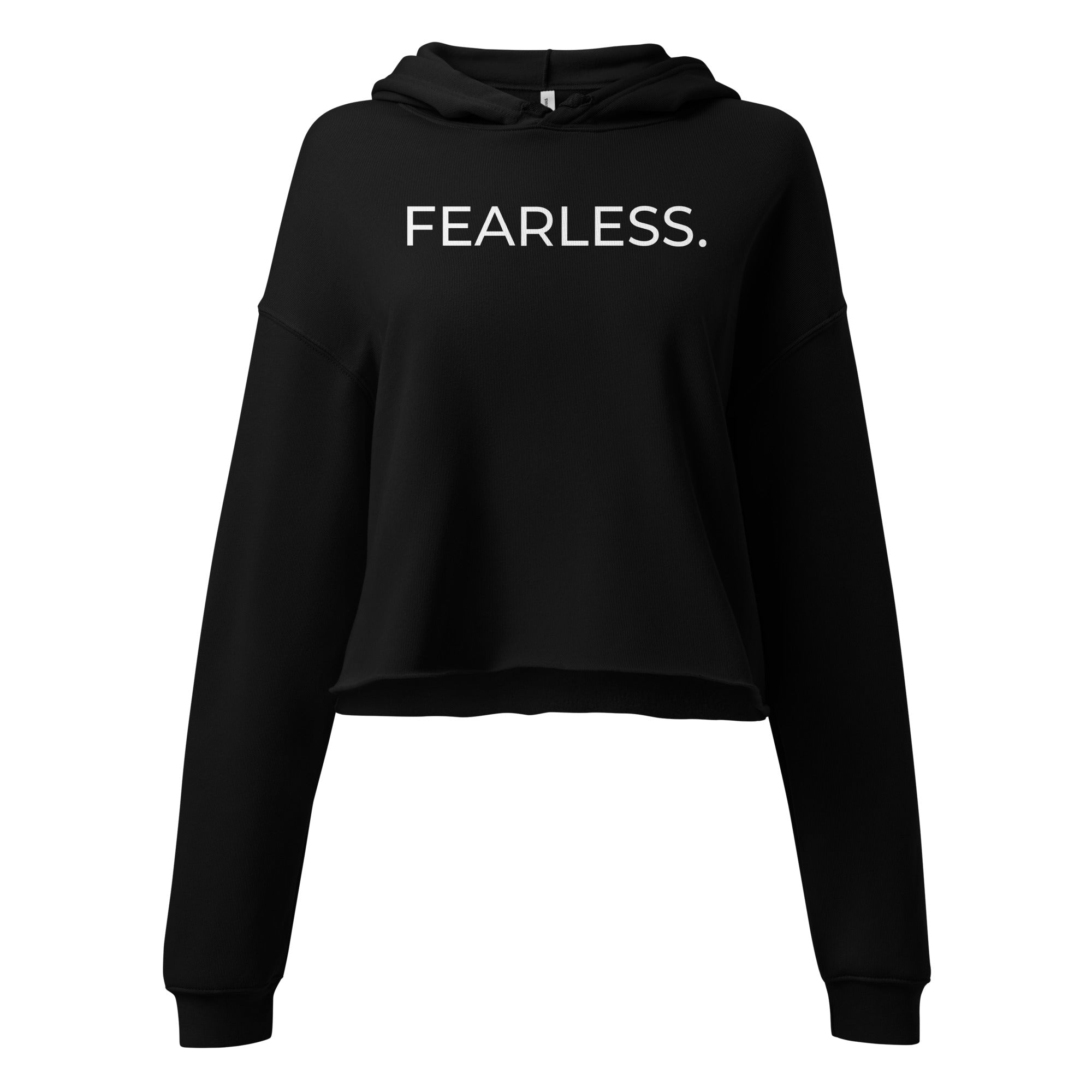 FEARLESS. Signature Cropped Hoodie
